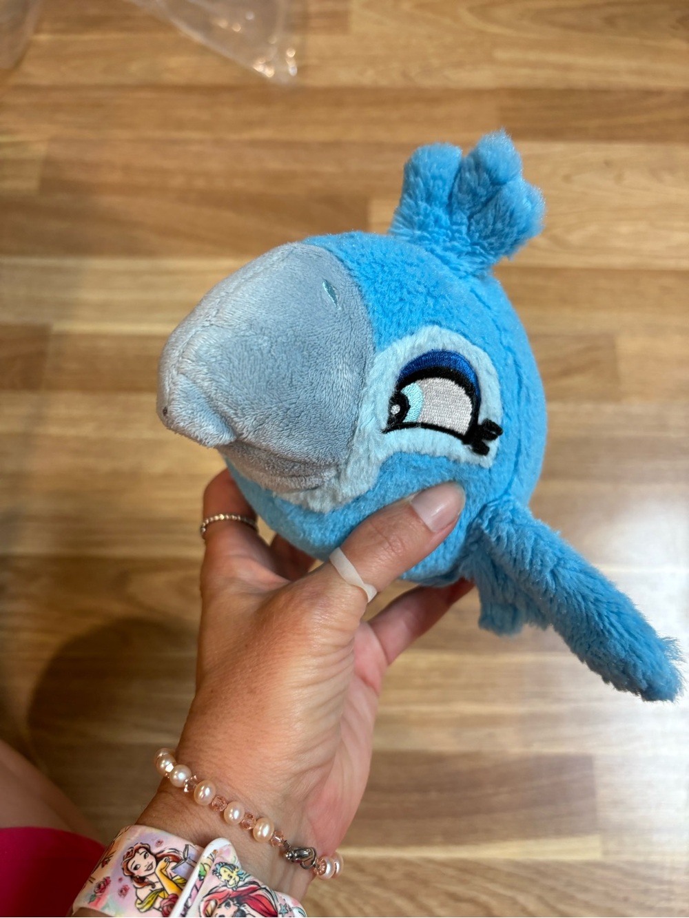 2011 Angry Birds Rio Jewel Plush Stuffed Animal Commonwealth Toy Blue 5"